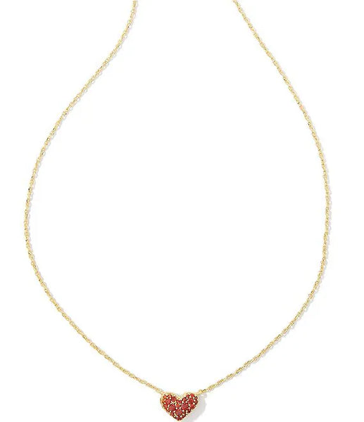 Kendra Scott Red Heart Necklace