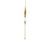 14kt Baby ID Bracelet with Angel Links