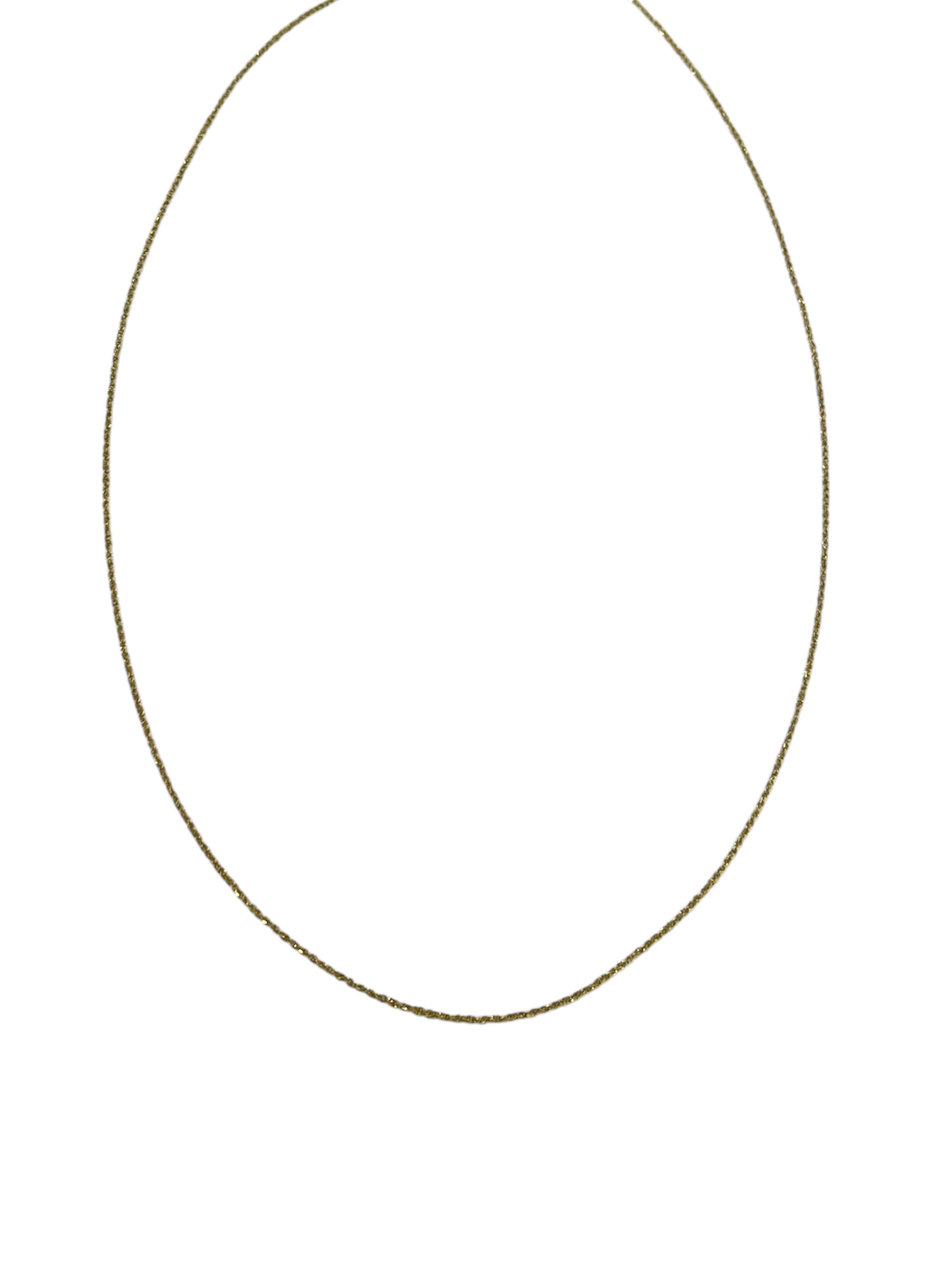 14kt Baby Rope Chain 18"