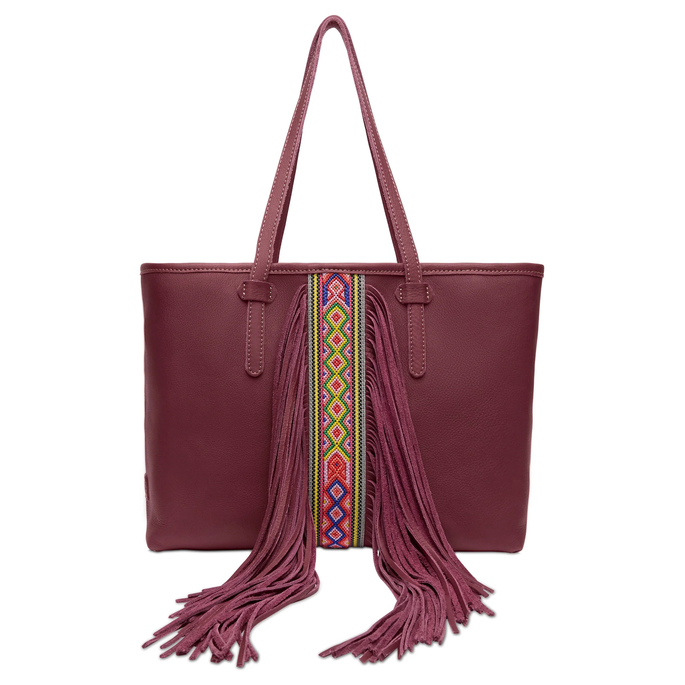 CONSUELA- Plum Breezy Fringe