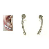 .925 Heart Arrow Ear Crawler