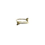 14kt Double Butterfly Ring 8