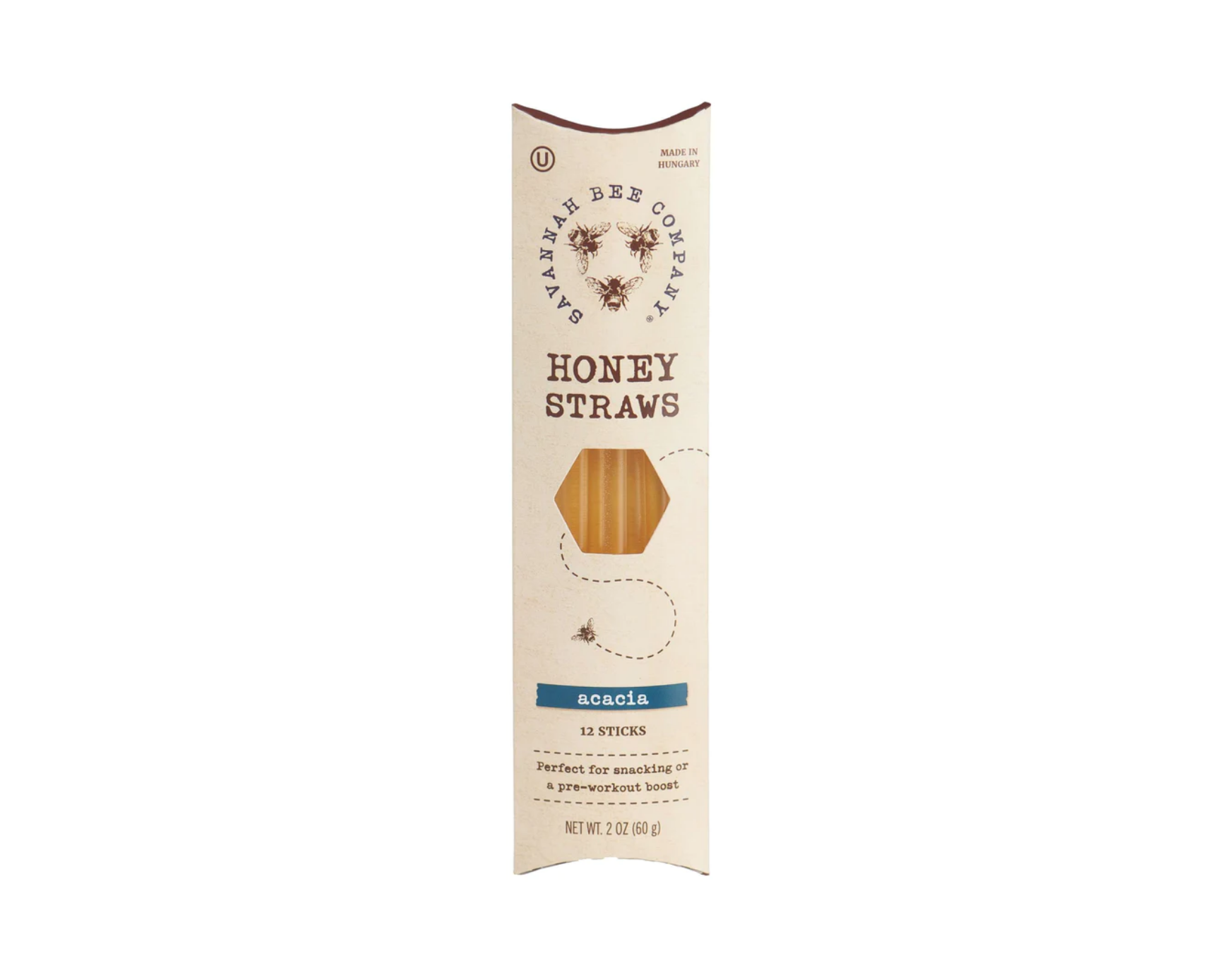 SAVANNAH BEE- Honey Straws (30 count)