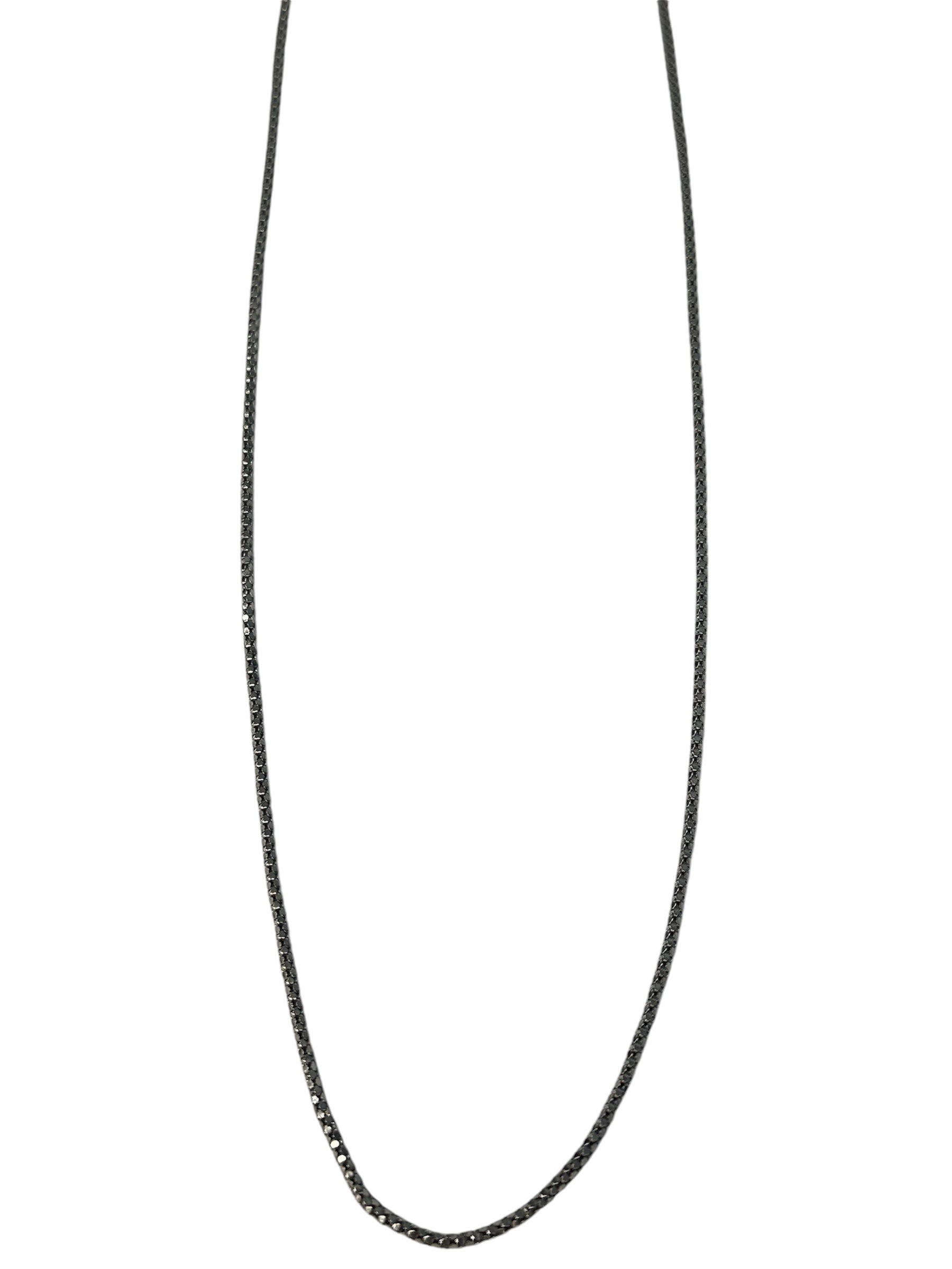 .925 Coreana Chain in Rhodium Plating