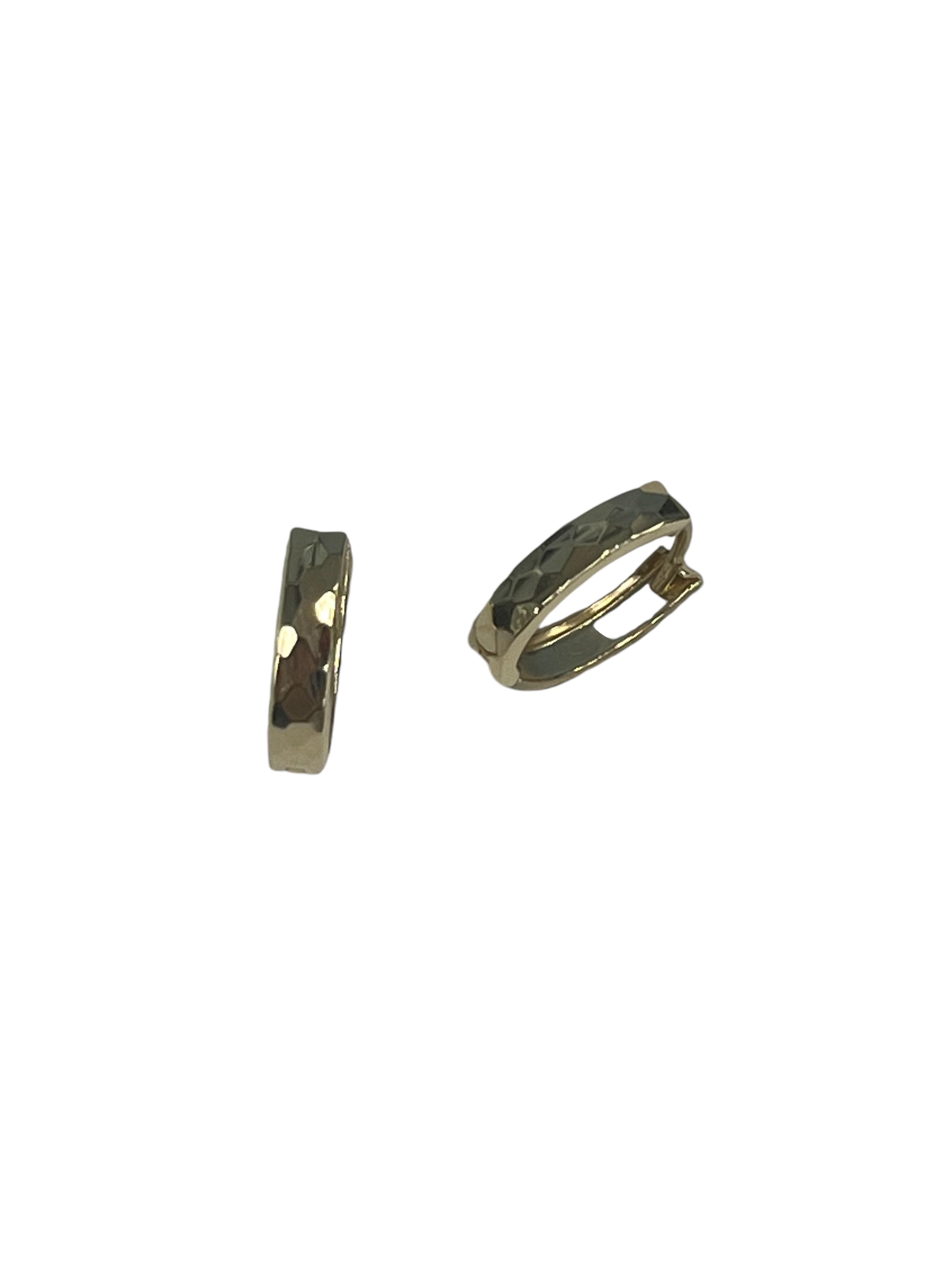 14kt Reversible Huggie Earrings