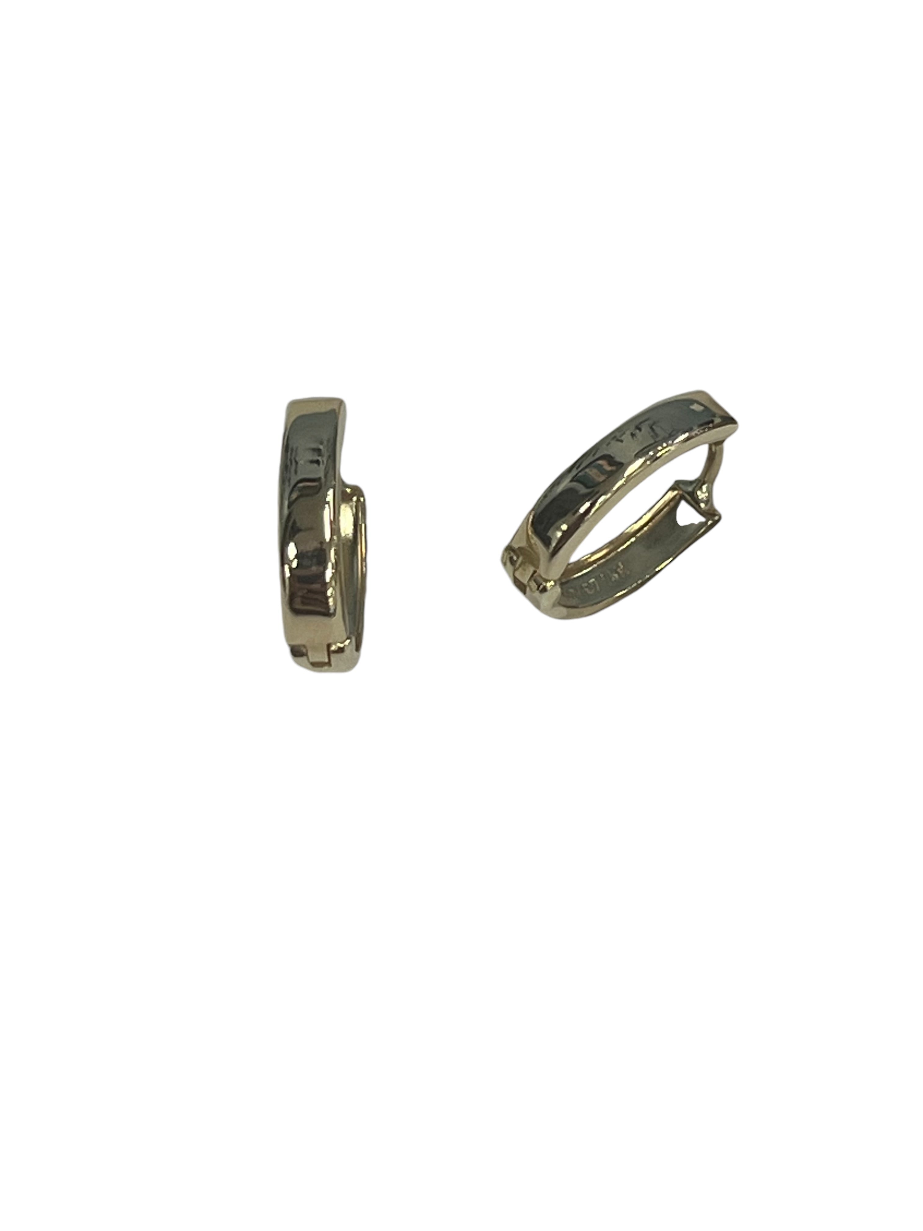 14kt Reversible Huggie Earrings