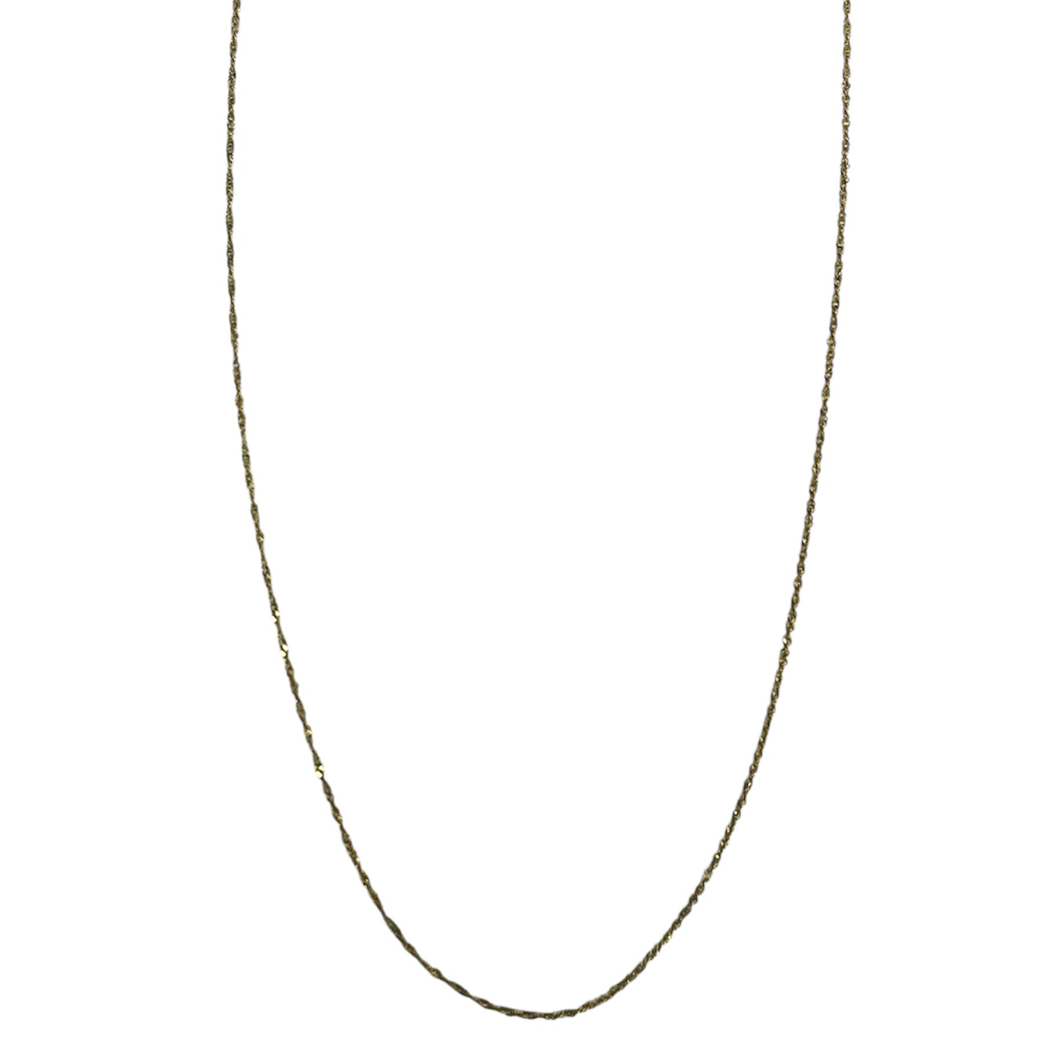 10kt Singapore 20" Chain G-SG20-20-10