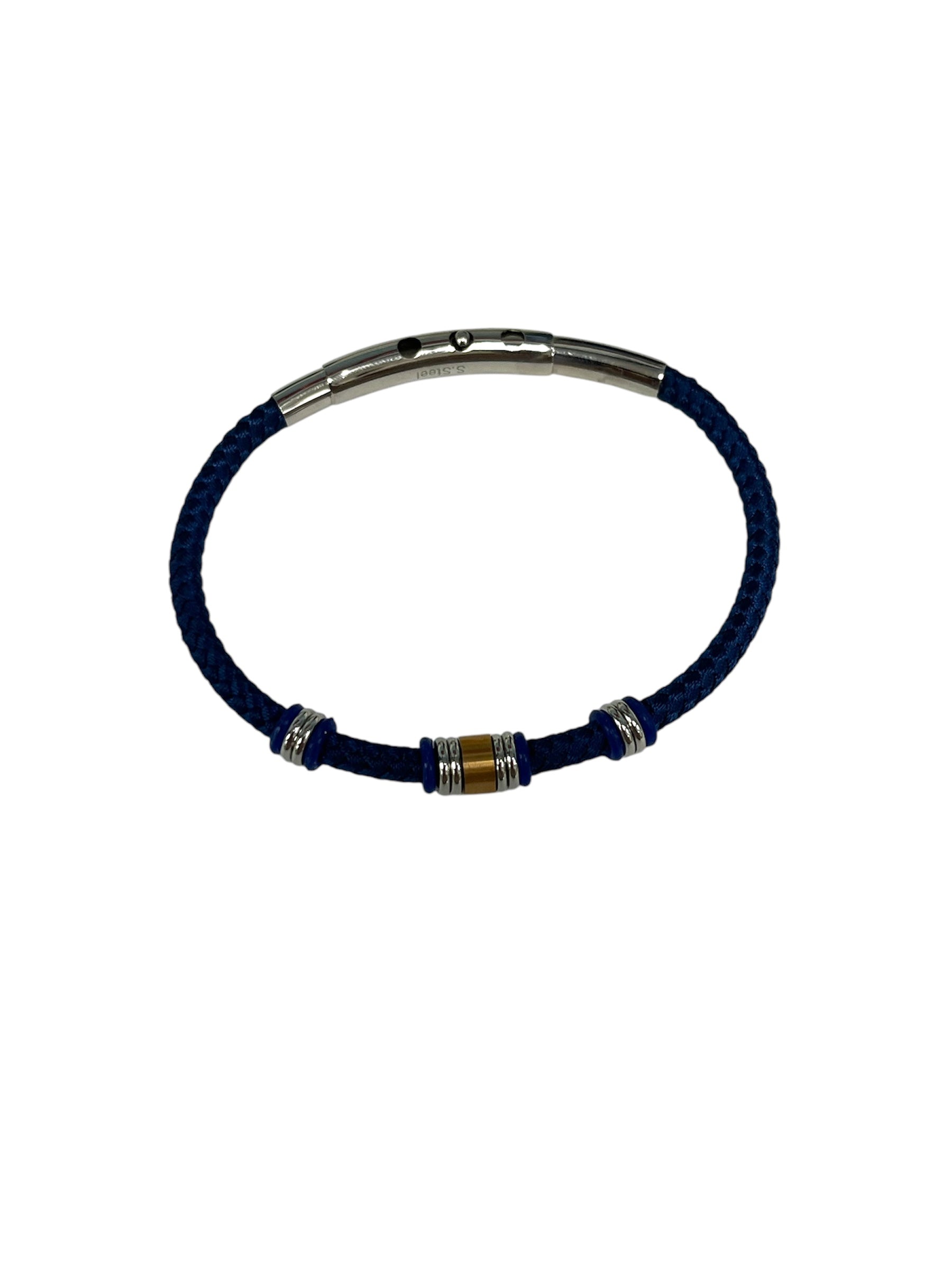 316L  Black,Blue or Brown Bracelet  SS-TF-TSB506