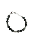 Grey Labradorite Beaded Bracelet