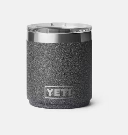 YETI- 10oz Stackable Lowball in Black Stone