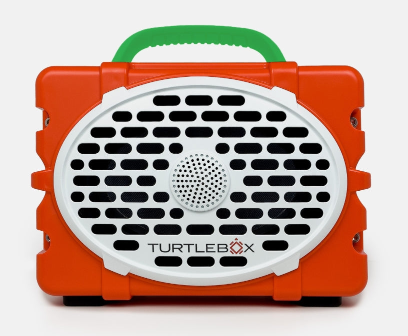TURTLEBOX- Generation 3 Speaker in Orange/Kelly Green