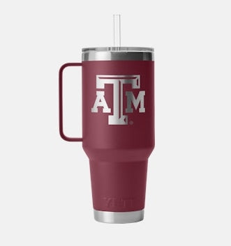YETI- Texas A&M 42oz Straw Mug in Maroon