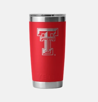 YETI- Texas Tech 20oz Tumbler in Red