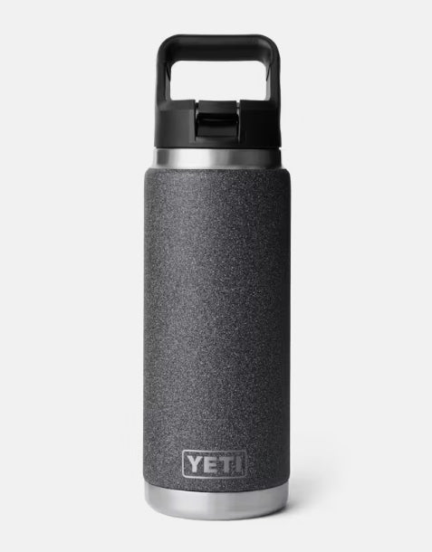 YETI- 26oz Color Cap Straw Bottle in Black Stone
