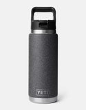 YETI- 26oz Color Cap Straw Bottle in Black Stone