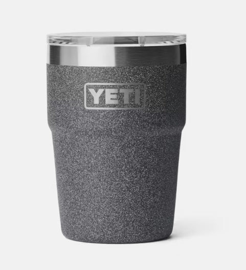 YETI- 16oz Stackable Cup in Black Stone