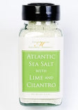 CHEF MILTON GOURMET SALTS- Atlantic Sea Salt with Lime and Cilantro