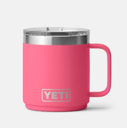 YETI- 10oz Stackable Mug w/Ceramic Lining In Tropical Pink