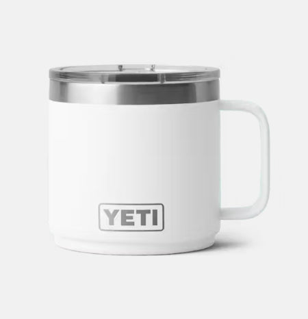 YETI- 14oz Stackable Mug w/Ceramic Lining in White