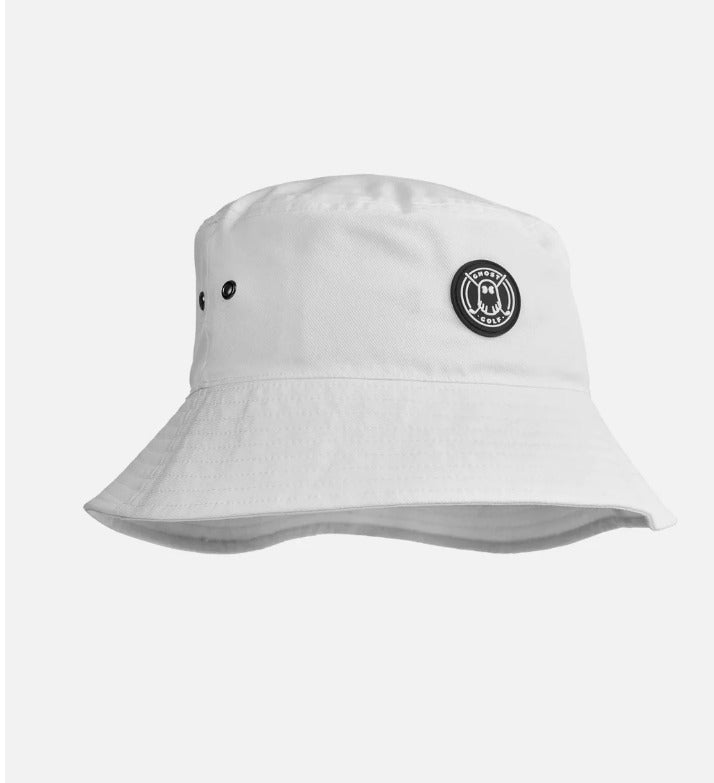 GHOST GOLF- Ghost Bucket Hat White- L/XL (60 CM)