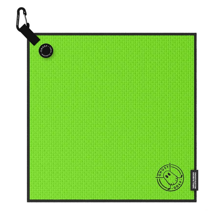 GHOST GOLF- Magnetic Towel (Greenside) Neon Green