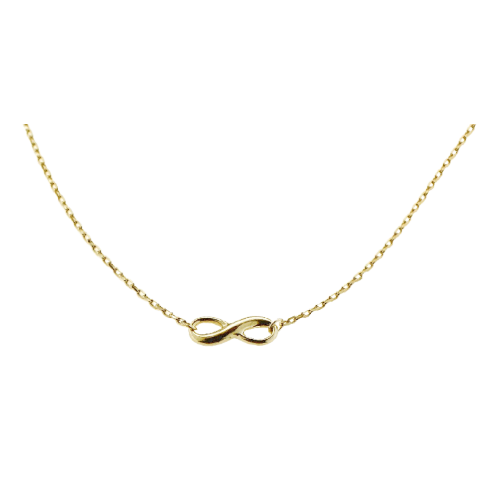 10kt Small Infinity Necklace  G-HM-6N1036-V10