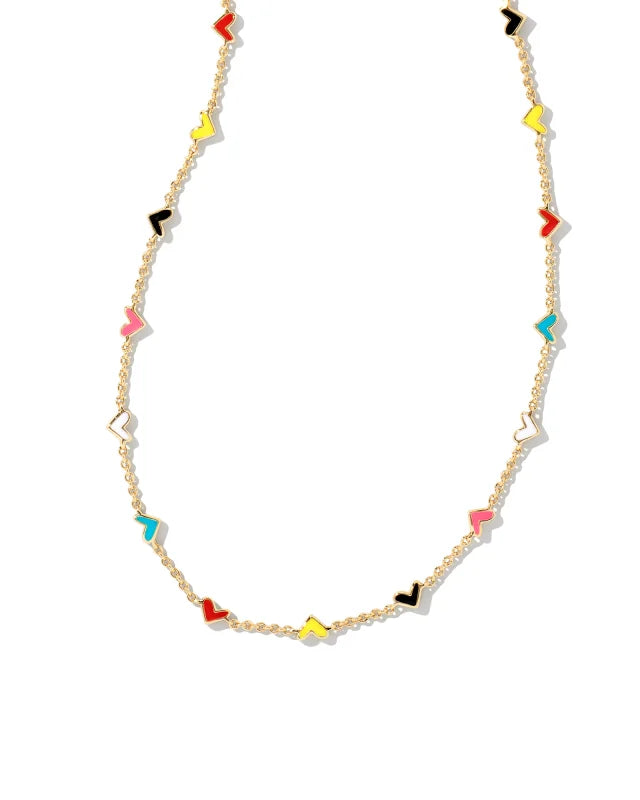 KENDRA SCOTT- Haven Strand Necklace in Gold Multi Mix