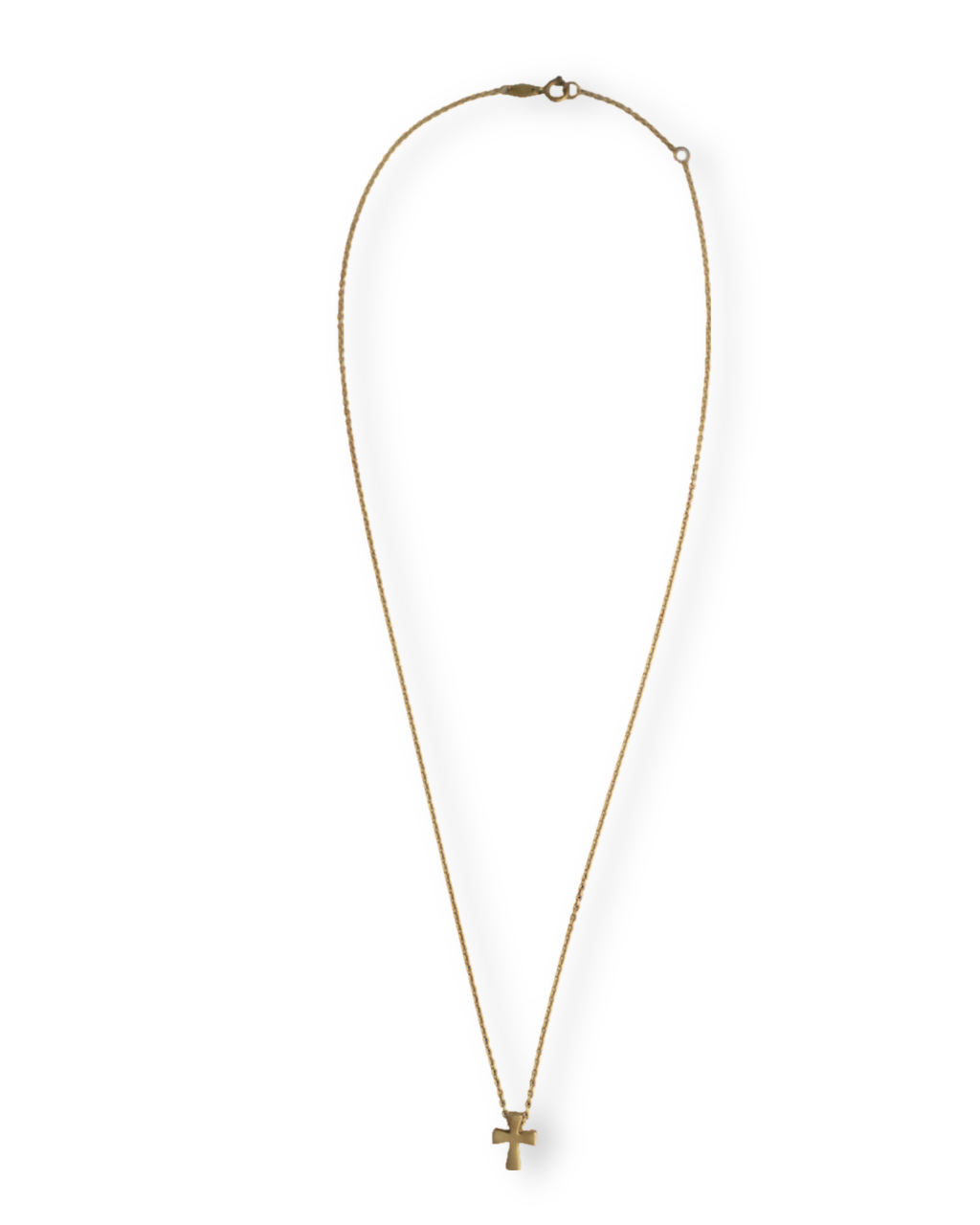 10kt Necklace with Petite Cross   G-FE-10KCRS1