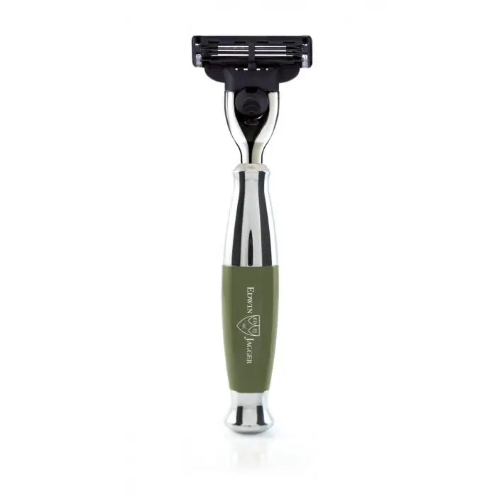 EDWIN JAGGER- Green and Chrome Mach3 Razor