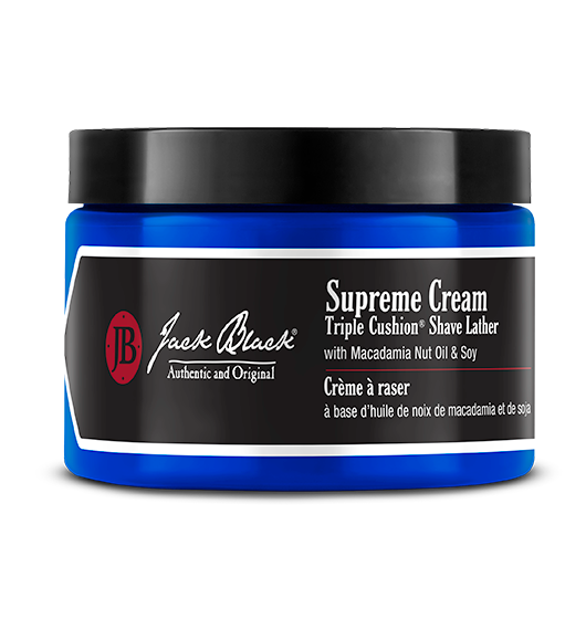 JACK BLACK- Supreme Cream Triple Cushion Shave Lather (9.5oz)