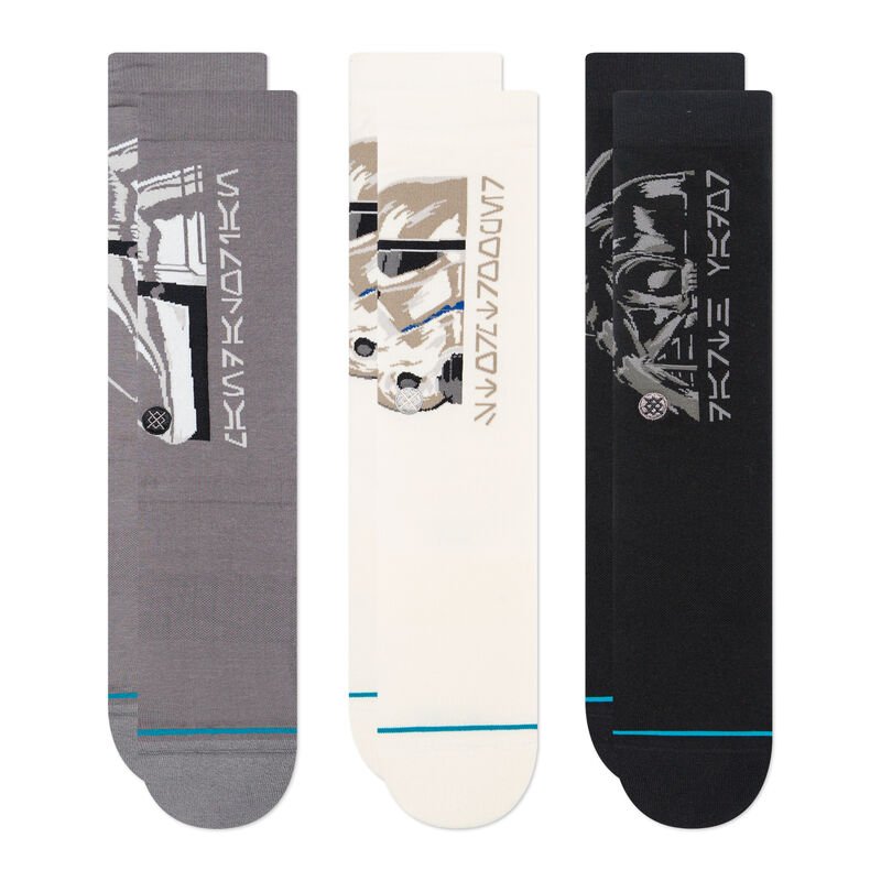 STANCE- Star Wars Trilogy 3 Pack Crew Socks (Large)
