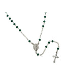 .925 Silver Rosary Necklace 20+2"