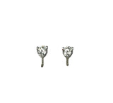14K WG Stud Earrings