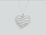 LUKA DIAMONDS- Heart Pendant w/Chain