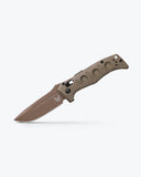 BENCHMADE- Mini Auto Adamas Knife in OD Green G10 Drop-Point