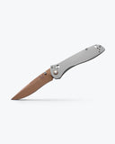 BENCHMADE- Seven | Ten Knife in Gray Aluminum Recurve