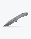 BENCHMADE- Mini Narrows Knife in Gray Titanium