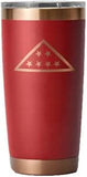 YETI- 20oz Tumbler Folds of Honor in Brick Red