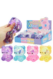 Jelly Bear Glittery Squishy