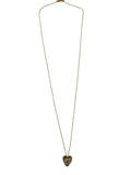 14kt Diamond Heart Necklace