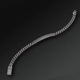 FRANCO P & SONS- Eternity Bracelet in Silver and Champagne Diamonds