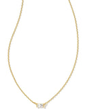 KENDRA SCOTT- Juliette Pendant Necklace in Gold White Crystal