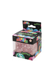 Glittery Seashell Ocean Squishy Cube