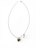 14kt Yw NK Heart and Key 16+1"     G-HM-6N11767