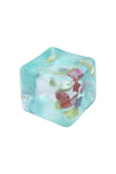 Glittery Seashell Ocean Squishy Cube
