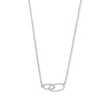 KENDRA SCOTT- Sawyer Necklace in Rhodium Metal