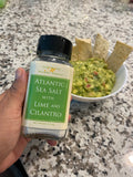 CHEF MILTON GOURMET SALTS- Atlantic Sea Salt with Lime and Cilantro