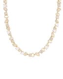 KENDRA SCOTT- Isabelle Gold Tennis Necklace in Neutral Mix
