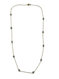 14kt Platinum & Yellow Gold Diamond Necklace