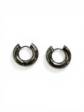 316L Fashion 19mm Hoop Push in Earring S-ST-HP19MM-W